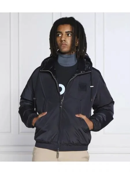 Emporio Armani Kétoldalas kabát kék