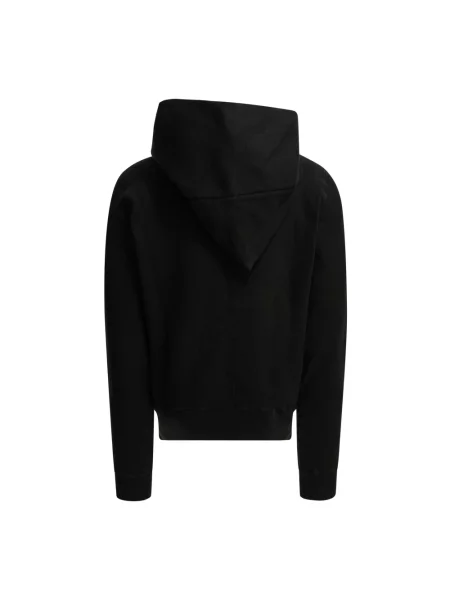 Bluza z kapturem Rick Owens czarna