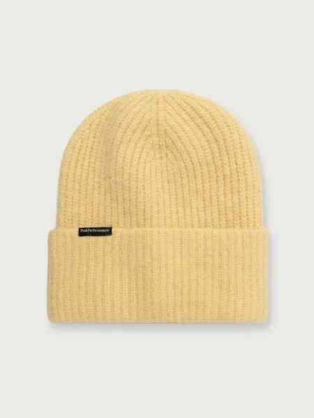 Peak Performance beanie cu lână Woolblend Hat galben