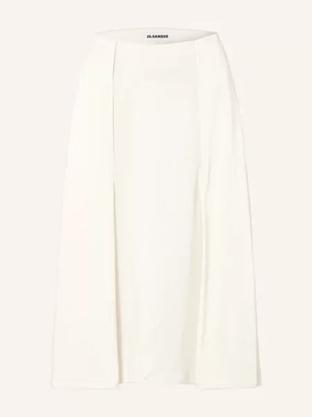 Jil Sander Spódnica Satynowa weiss