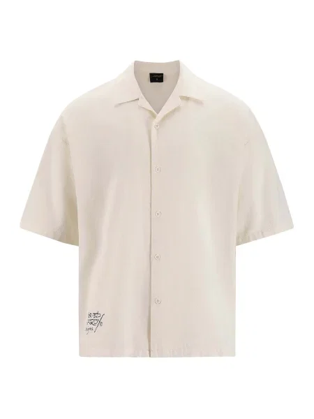 Ed Hardy Košile béžová / oranžová černá