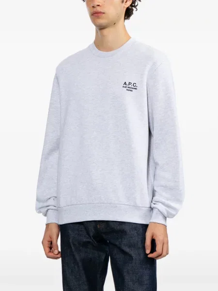 Hanorac A.p.c. cu broderie gri