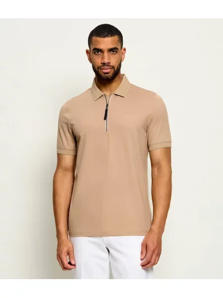 Tricou polo Bogner bej