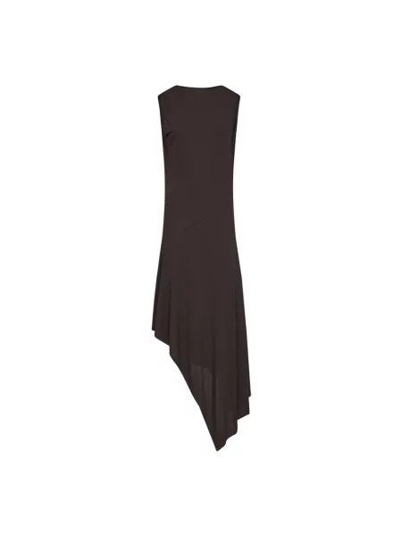 Sukienka maxi Alaïa brązowa