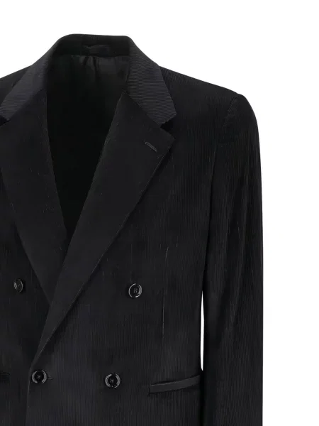 Geacă Lardini de catifea cord negru