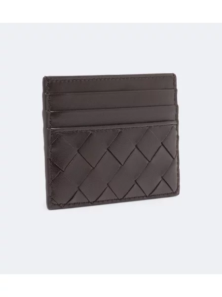 Portofel Bottega Veneta din piele maro