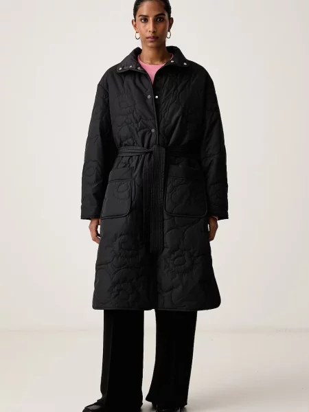 Marimekko jachetă lungă pentru femei negru