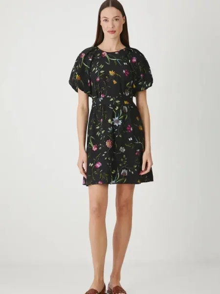 Рокля Medicine къса разкроена черно