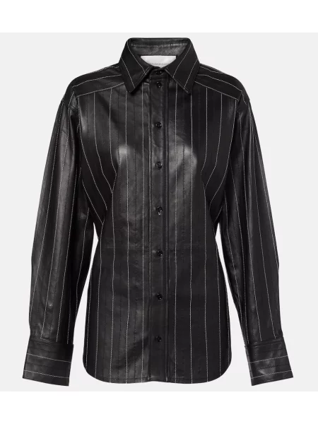 Geanta de piele Victoria Beckham negru