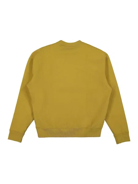 Lniana bluza z kapturem Nike żółta