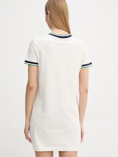 Calvin Klein Jeans Sukienka codzienna Biały beżowa