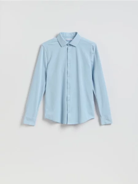 Reserved Cămașă super slim fit albastru-pal albastru