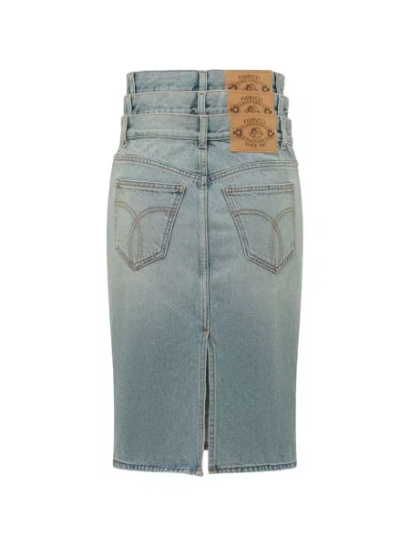 Fustă din denim Fiorucci albastru