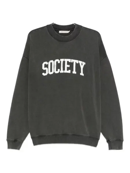 Bluza The New Society z nadrukiem szara