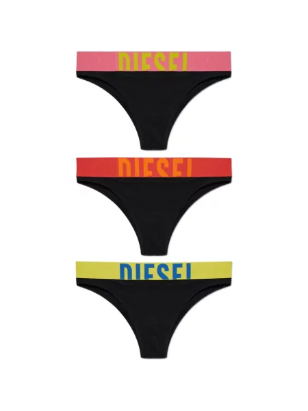 Chiloți briefs Diesel cu autograf negru