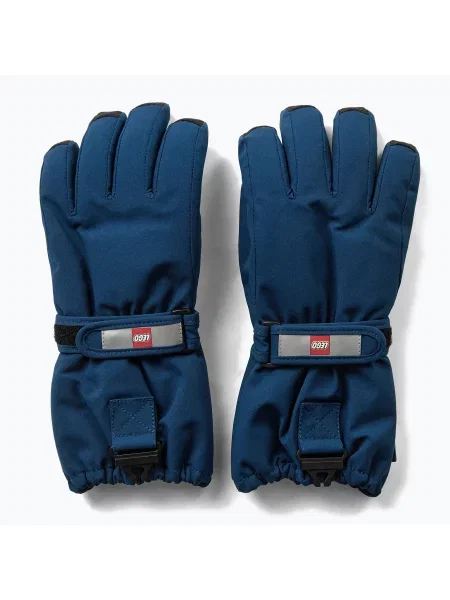 Mănuși de schi pentru copii LEGO Lwatlin dark blue albastru