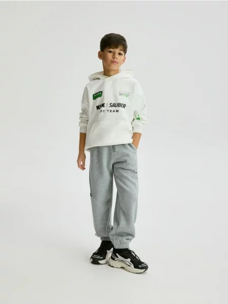 Брюки карго Reserved серые