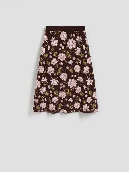 Reserved Жакардова міді-спідниця різнобарвний 