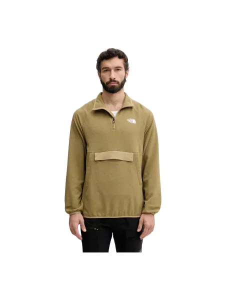 The North Face bluza sportowa ANORAK zielona