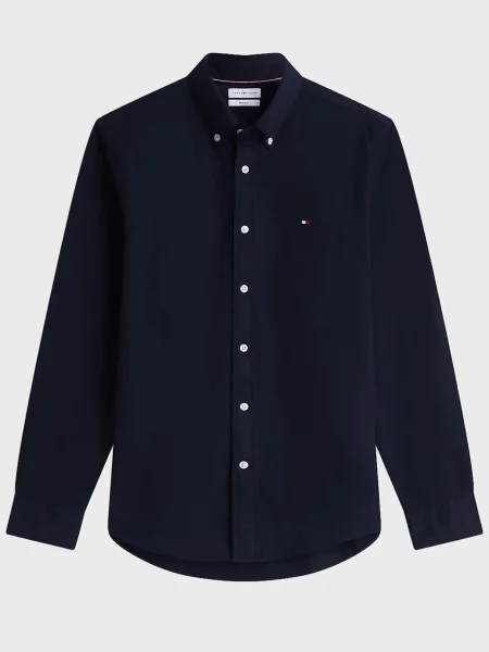 Фланелева сорочка Tommy Hilfiger в ялинку синя