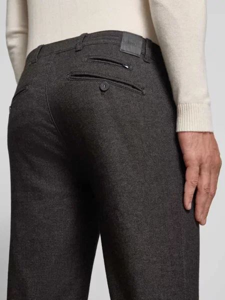 Spodnie w kroju slim fit z tylnymi model Fabio' Brax