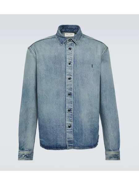 Cămașă Saint Laurent albastru