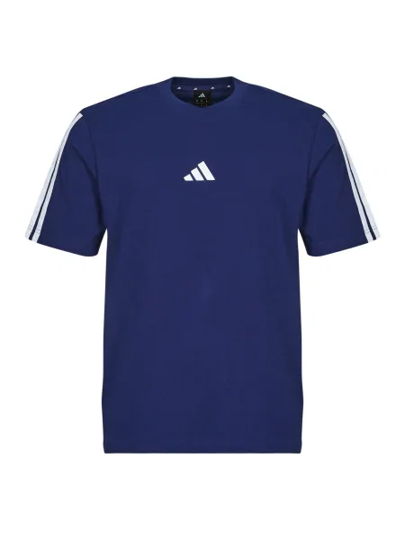 Csíkos póló Adidas kék