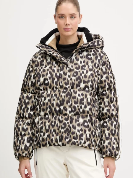 Fusalp geacă de schi din puf Ada Leopard maro