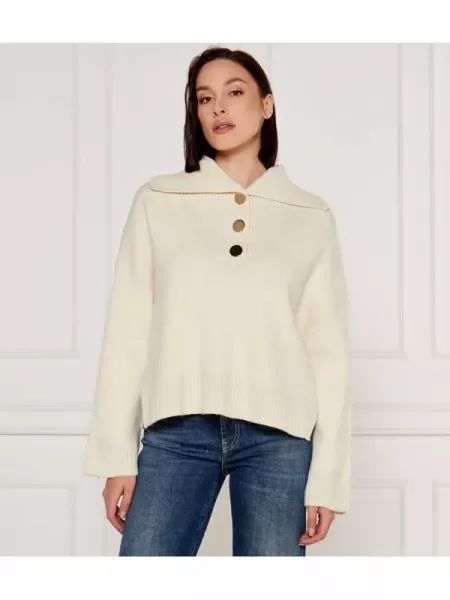 Ba&sh Gyapjú kötött pulóver BIVA | Relaxed fit