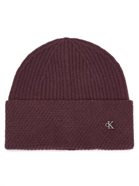 Calvin Klein Czapka Bordowy