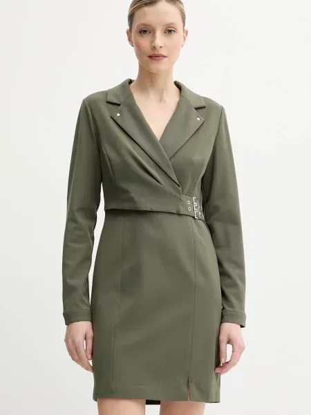 Morgan rochie ROHA mini dreaptă ROHA verde