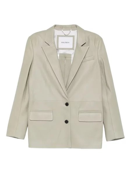 Geanta de piele Halfboy verde