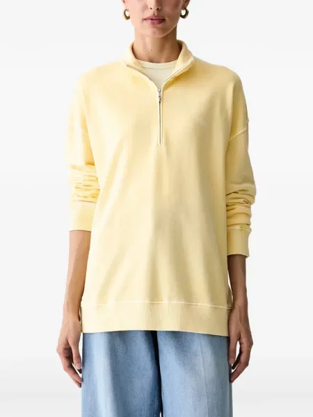 Pulover Gant cu broderie galben