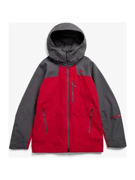 Kurtka z kapturem Burton Reserve 2L Insulated ciemnoszary M czerwony