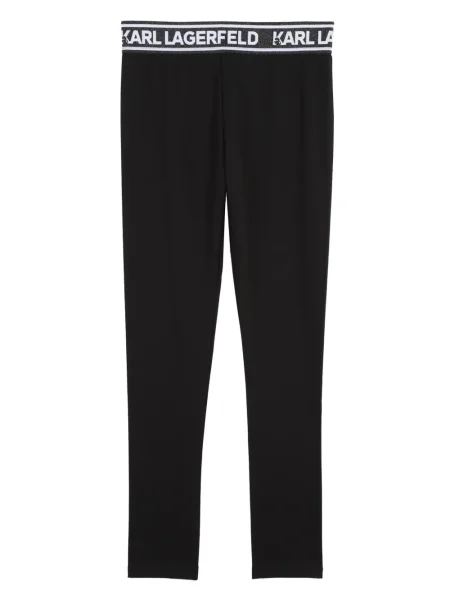 Legginsy dziecięce Karl Lagerfeld czarne