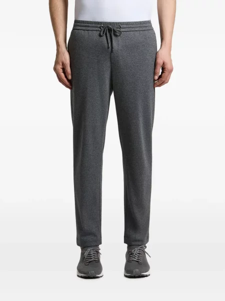 Pantaloni Peserico alergare cu cordon gri
