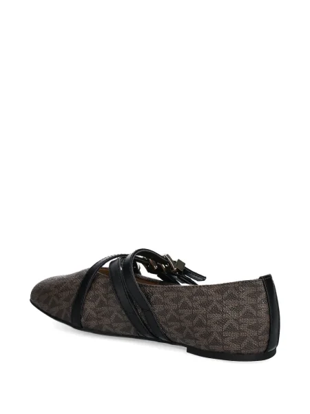 Portofel Michael Michael Kors cu volane plisat de lână negru