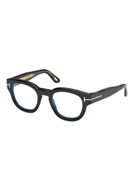 Ochelari de soare rotunzi Tom Ford Eyewear negru