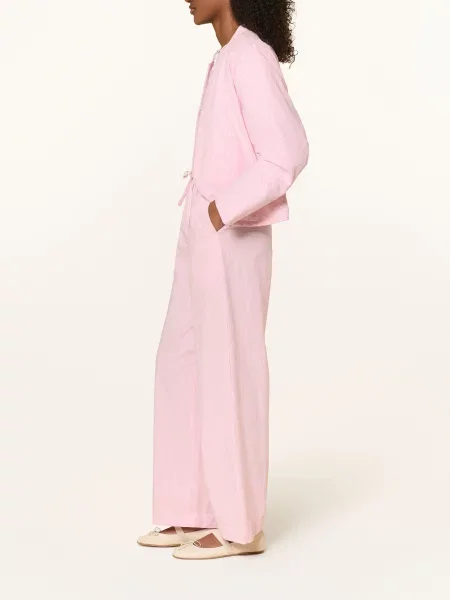 Lollys Laundry Spodnie Ritall pink białe