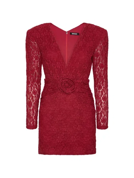 Rochie mini Rotate Birger Christensen din dantelă roșu