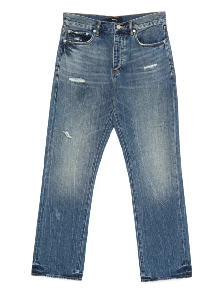 Blugi Purple Brand cu 5 buzunare albastru