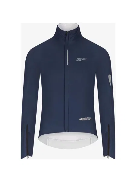 Kurtka Pro Cycling Team Rain Shell M niebieska