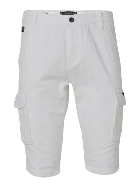 KOROSHI Kargo hlače bela