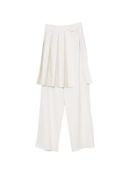Pantaloni Vestiaire D'un Oiseau Libre alb