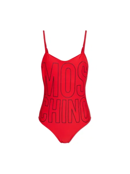 Stroj jednoczęściowy Moschino czerwony