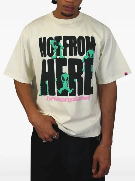 Tricou Broken Planet cu imagine