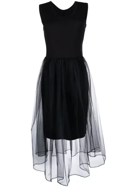 Rochie Jnby fără mâneci din tul negru