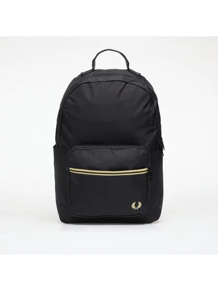 FRED PERRY Tipped Tape Backpack Black Universal černý