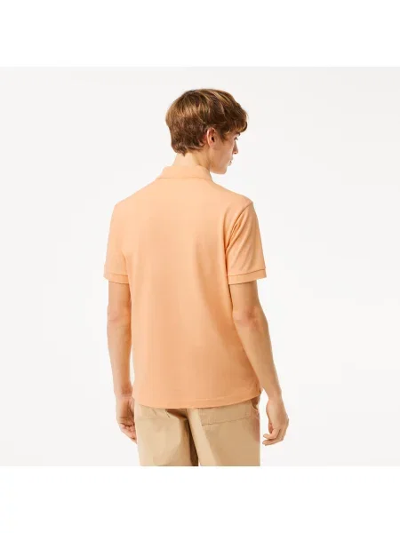 Lacoste Koszulka Polo Oryginał Petit Piqué pomarańczowa