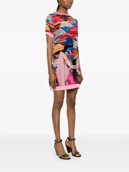 Rochie mini The Artistylist cu imagine albastru